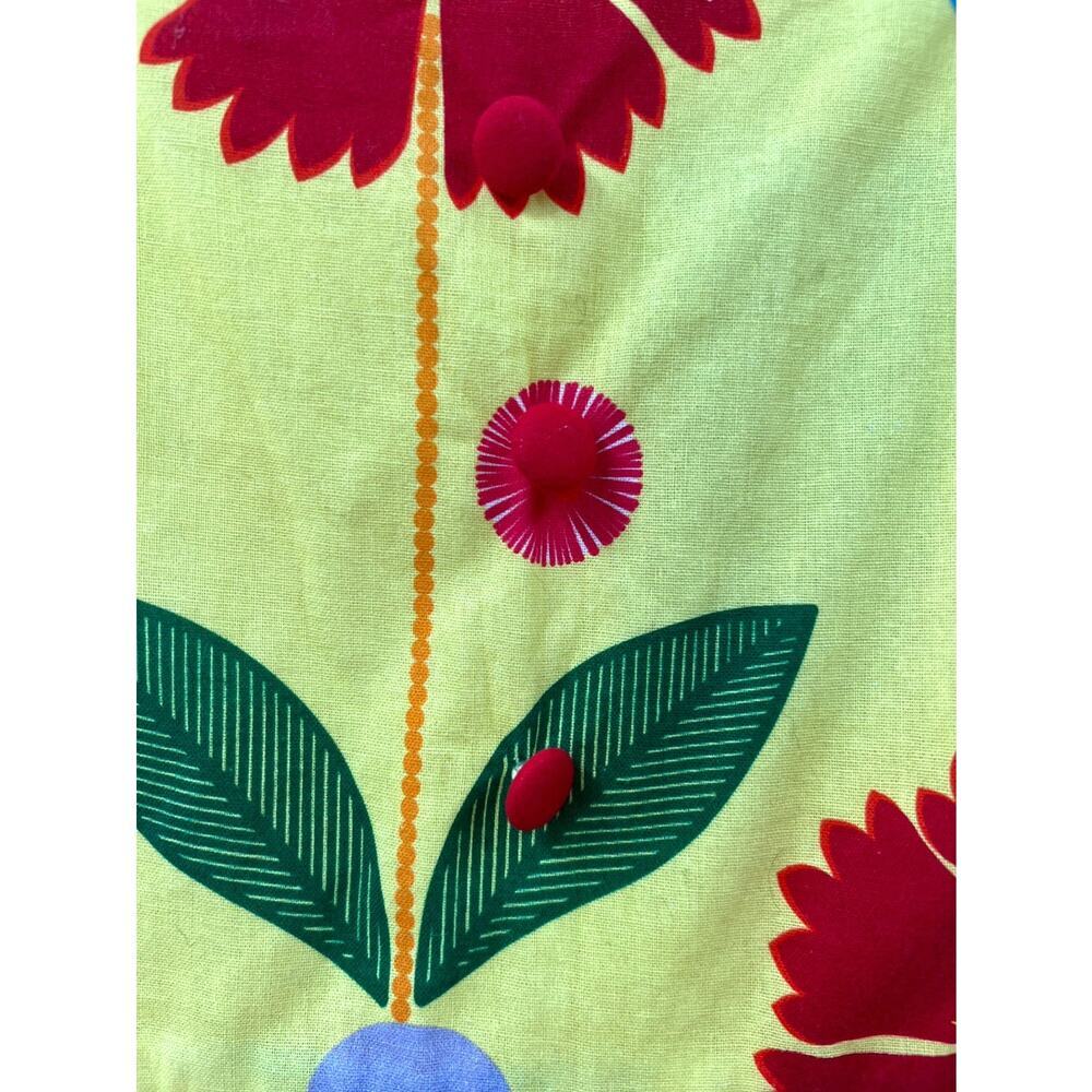 ModCloth Women’s Yellow Floral Retro Summer Garden Party Dress Size Medium NWT - Picture 4 of 9